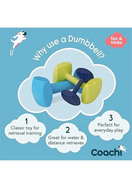 Company Of Animals Coachi Training Dumbbell, Yüzer, Geniş Atma, Klasik Alım Oyuncağı, Av Köpeği ve fiyatları