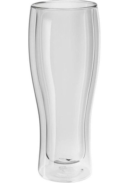 Zwilling Sorrento Çift Camlı 2'li Bira Bardağı, 414 Ml, Cam, Şeffaf Cam