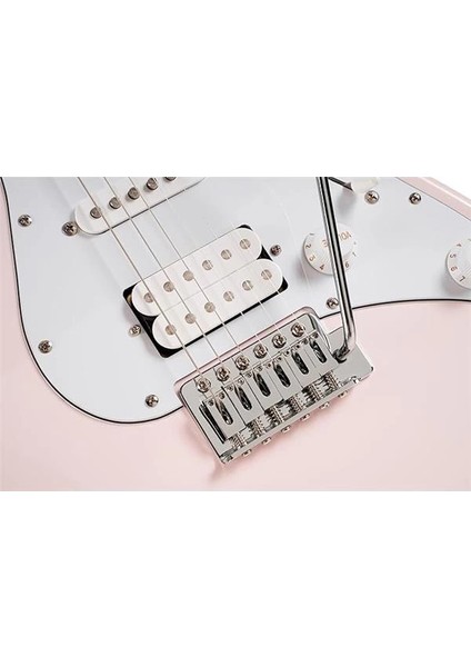Elektro Gitar Pastel Pembe (H-S-S) modelleri