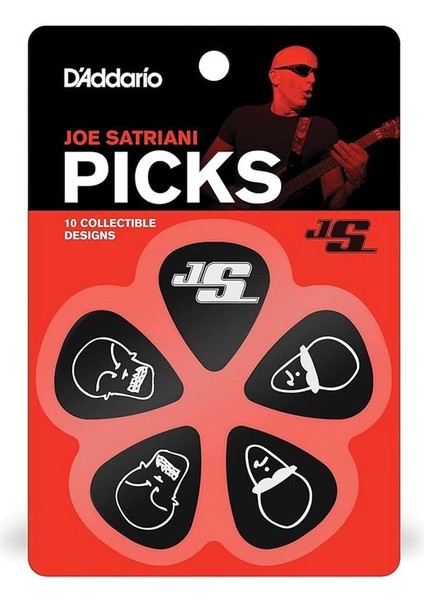 1CBK2-10JS Pena Joe Satriani 10 Adet Thin Siyah modelleri