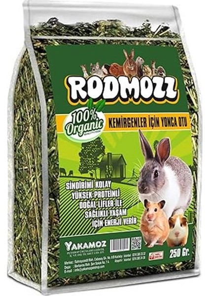 Rodmozz Orijinal Gerçek Yonca Kemirgen Otu 250 gr Kilitli Paket fiyatları