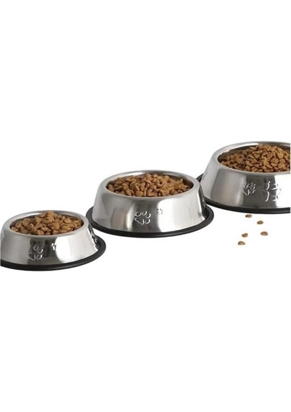 Kaymaz Taban Paslanmaz Çelik Mama ve Su Kabı (18 Cm) fiyatları
