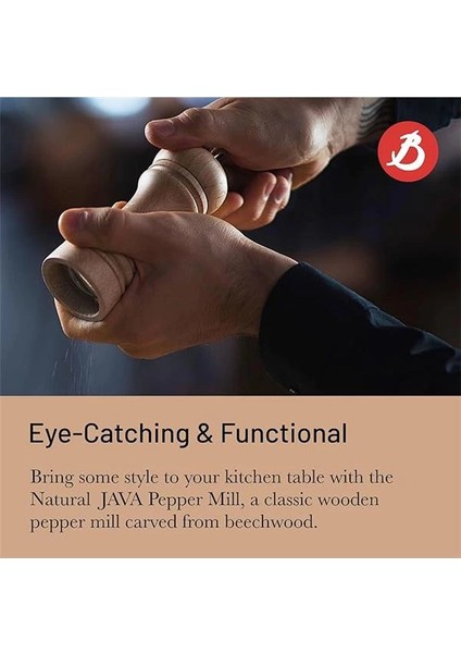 Marlux 245 KARABIBER Ğirmeni, Kayın, Doğal/ğirmeni Paslanmaz Çelik 14 cm modelleri