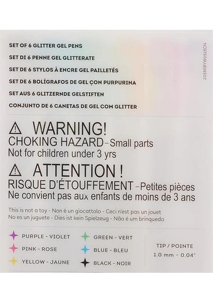 Legami Shine Like A Diamond Jel Kalem Seti 6 Renk indirimleri