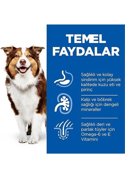 Hill's Scıence Plan Light +7 Yaşlı Orta Irk Kuzulu ve Pirinçli Köpek Maması 14 kg modelleri