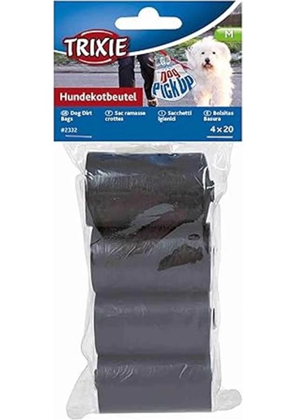 Köpek Tuvalet Torbası 20 Torba/rulo,4 Rulo