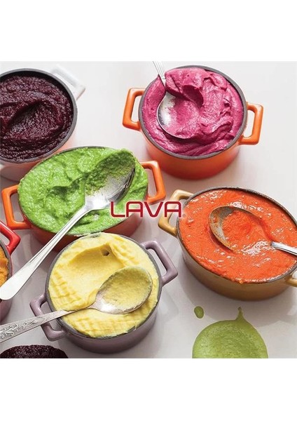 Metal Oval Mini Tencere, Mavi