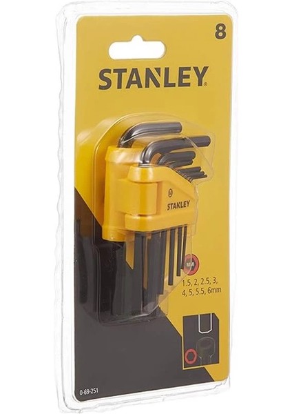 ST069251 8 Parça Allen Anahtar Takımı fiyatları