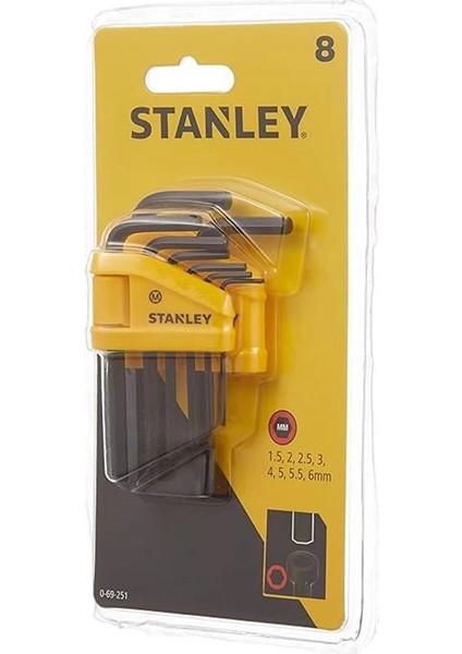 ST069251 8 Parça Allen Anahtar Takımı modelleri
