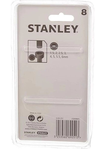 ST069251 8 Parça Allen Anahtar Takımı fırsatları