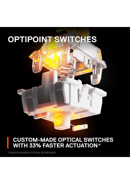 Apex 9 Mini – Mekanik Oyun Klavyesi – Optik Anahtarlar – 2 Noktalı Çalışma – Kompakt Esp fırsatları