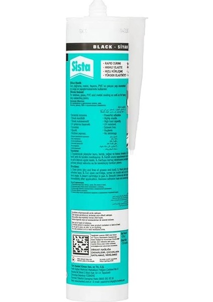 Universal Silikon Siyah 310 ml fiyatları