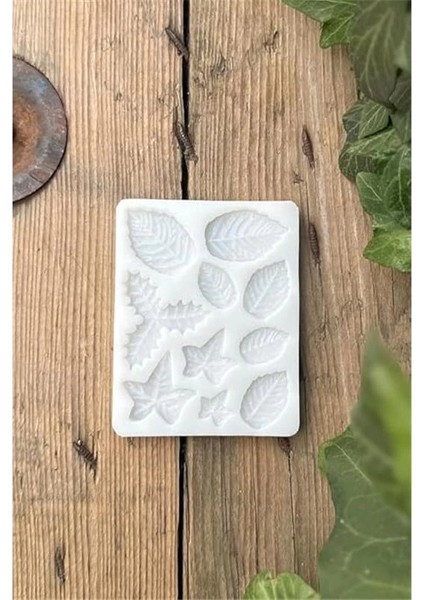 Yaprak Onlu Mum Kalıbı (Silikon) fiyatları