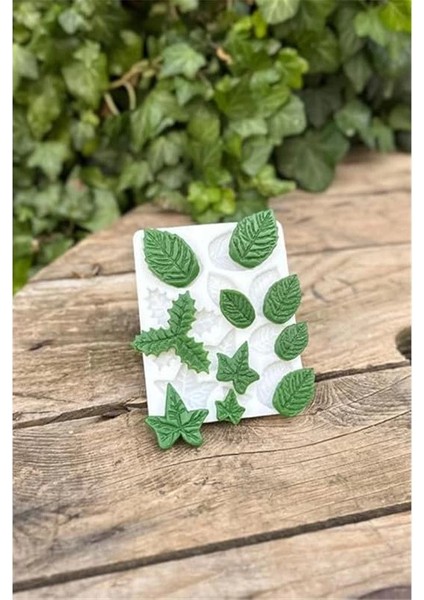 Yaprak Onlu Mum Kalıbı (Silikon) indirimleri