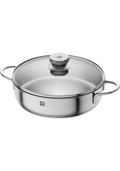 Zwilling Nova 18/10 Paslanmaz Çelik, 5 Parça Gri Tencere Seti