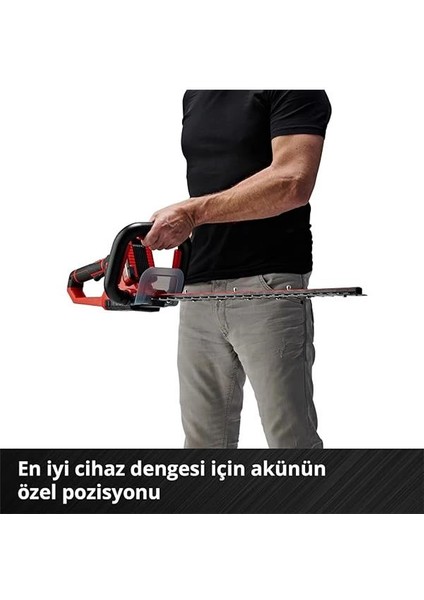 Akülü Çit Budama Ge-Ch 18/60 Li-Solo Power X-Change (18 V, 60 cm Kesim Uzunluğu, 22 mm Diş