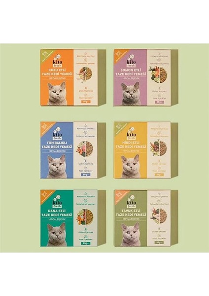 Fresh Hindi Etli Taze Kedi Yemeği