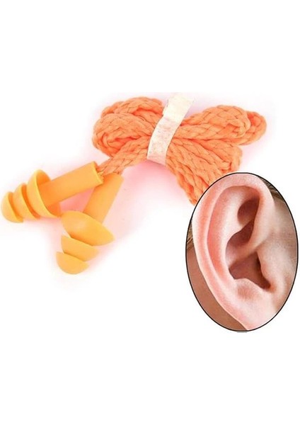 Essafe 10 Adet Hem Gürültüye Hem Suya Karşı Tam Koruma Sağlayan Kulak Tıkacı GE1425 24DB En modelleri