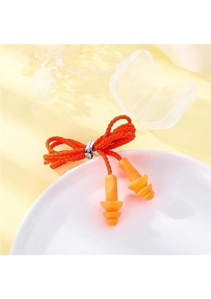 Essafe 10 Adet Hem Gürültüye Hem Suya Karşı Tam Koruma Sağlayan Kulak Tıkacı GE1425 24DB En