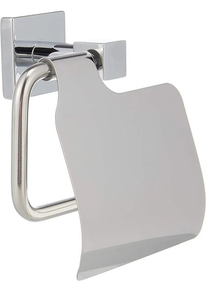 Q-Line A44996 Tuvalet Kağıtlığı, Kapaklı, Krom