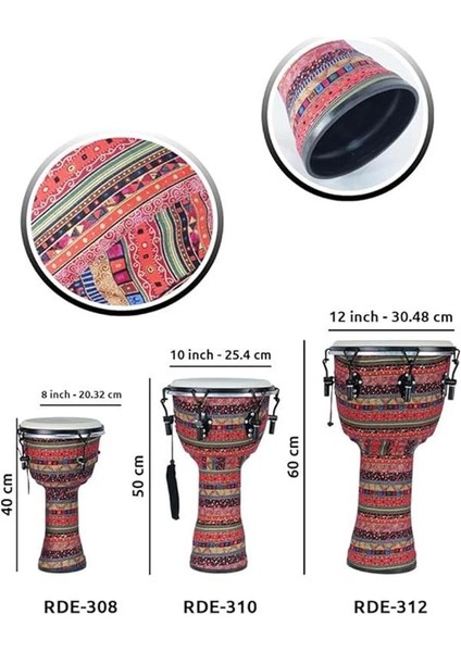 RDE-308 Afrika Çalgısı 8'' (Inch) Djembe indirimleri