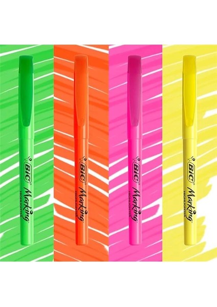 Intensity Marking Highlighter Fosforlu Kalem 5'li Blister Karışık Renkler, Floresan Su Bazlı indirimleri