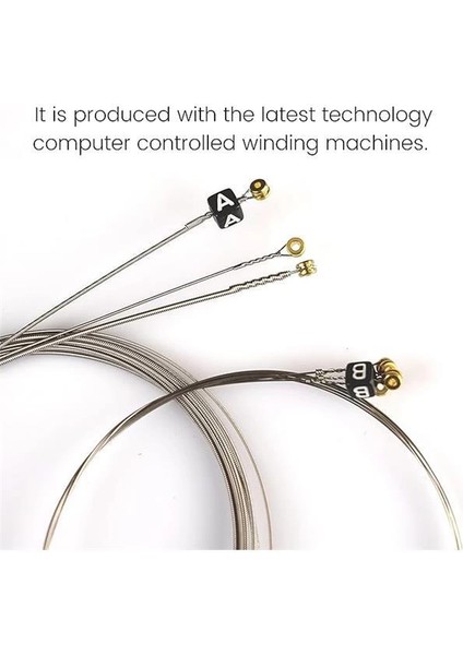 Gold Seri Elektro Gitar Teli Set (11-52 Medium Top Heavy Bottom, Tekli Set) indirimleri