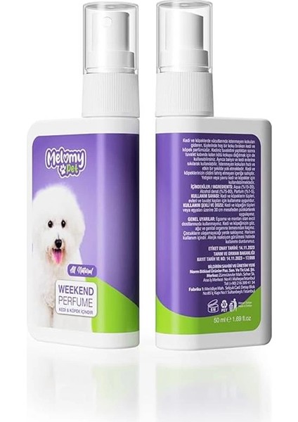 Weekend Kedi & Köpek Parfümü - 50ML fırsatları
