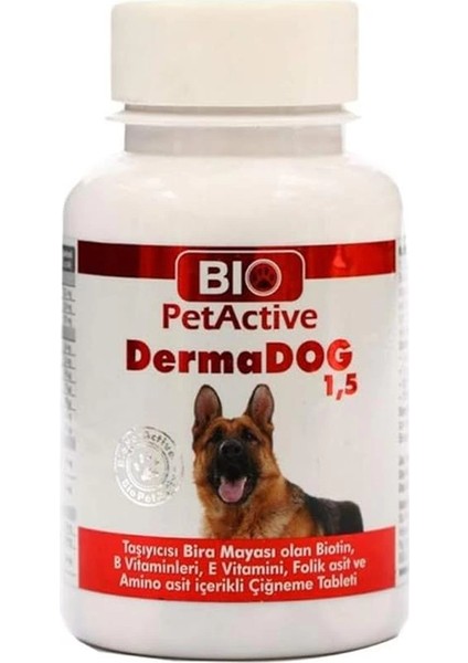 Petactive Dermadog Köpek Vitamini 75 gr - 50 Tablet