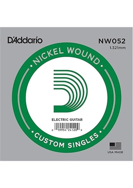 D'addario NW052 Elektro ve Akustik Tek Tel, 5li Paket, (Kalin Mi) indirimleri