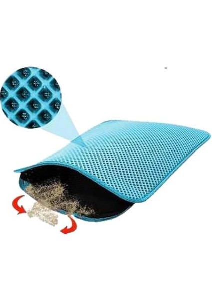 Kedi Tuvaleti Önü Elekli Kedi Kumu Paspası 60 x 40 cm modelleri