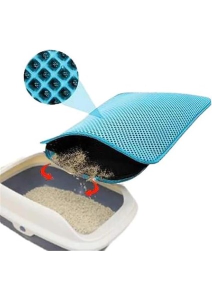 Kedi Tuvaleti Önü Elekli Kedi Kumu Paspası 60 x 40 cm fırsatları