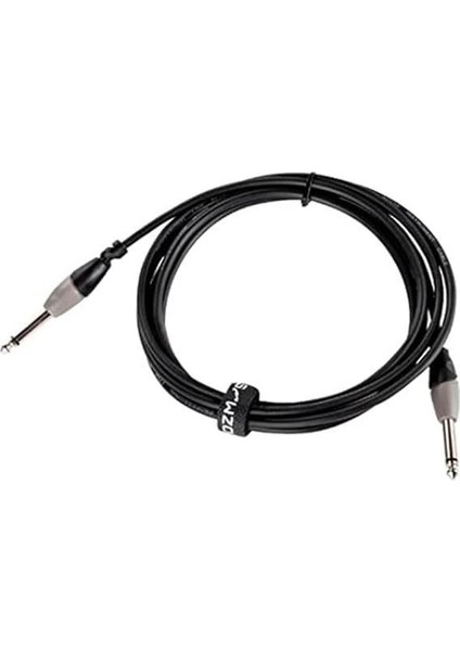 KCL-155-3M Siyah-Gri 3 Metre Gitar Enstrüman Kablosu Kozmos modelleri