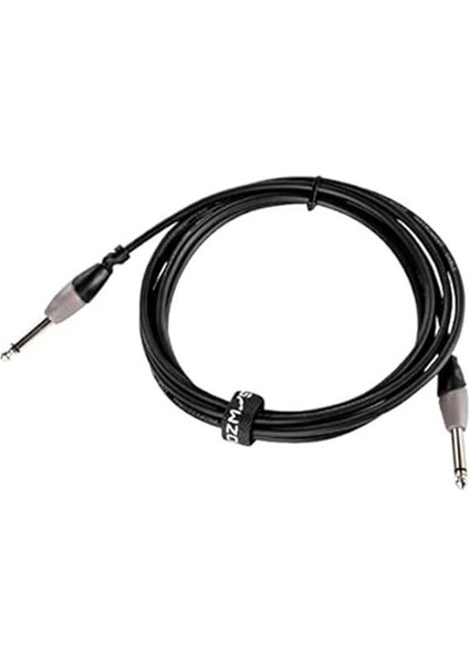 KCL-155-3M Siyah-Gri 3 Metre Gitar Enstrüman Kablosu Kozmos