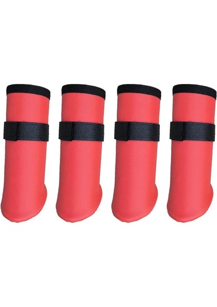 Cırtlı Köpek Ayakkabısı (Kırmızı, S Beden)