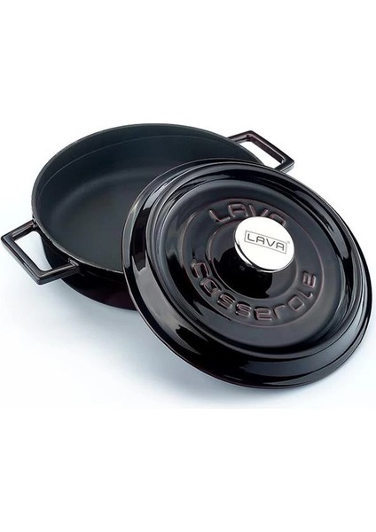 Metal Premium Serisi - Döküm Çok Amaçlı Tencere, Yuvarlak, 24 Cm, Majolik Mor modelleri