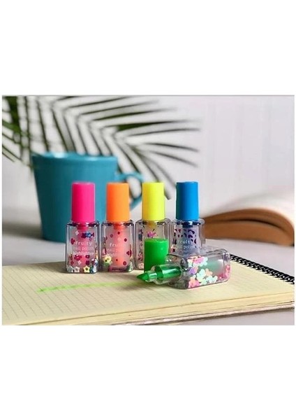 Havuç ve Oje Şekilli Fosforlu Kalem Seti, Çok Renkli 2934 Toplam 11 Emojili Kalem fiyatları