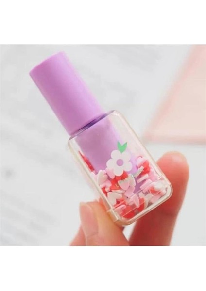 Havuç ve Oje Şekilli Fosforlu Kalem Seti, Çok Renkli 2934 Toplam 11 Emojili Kalem