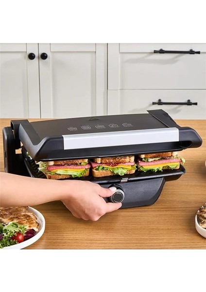 Gastro Classic Izgara ve Tost Makinesi Matte Black 6 Dilim Kapasiteli fırsatları