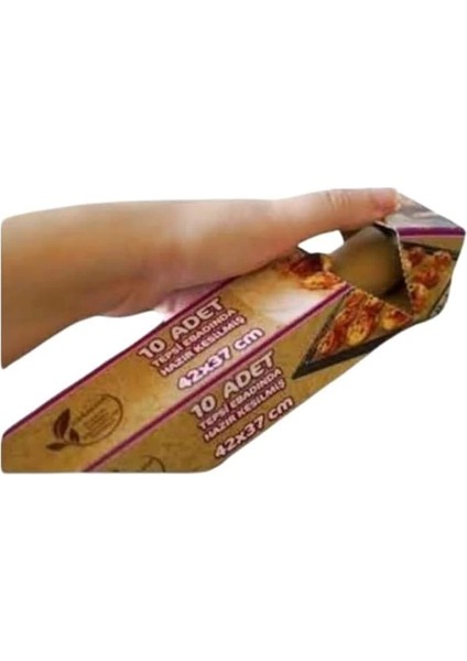 Natura Ağartılmamış Hazır Pişirme Kağıdı 10 Yaprak x 5 Paket fırsatları