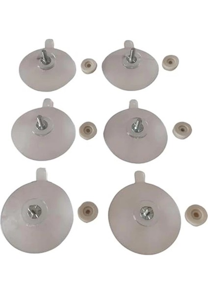 Yapışkan Vakum Vantuz Seti 6 Adet (Vidalı) indirimleri