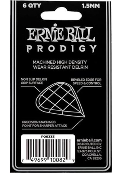 1.5mm Sharp Prodigy Seçtikleri 6'lı Paket Siyah