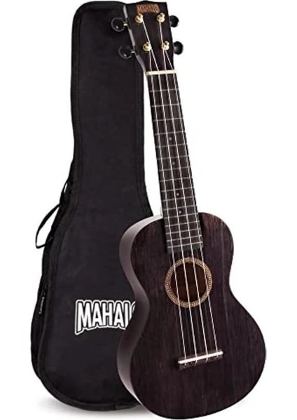 Hano Series Concert Ukulele (Transparent Black)