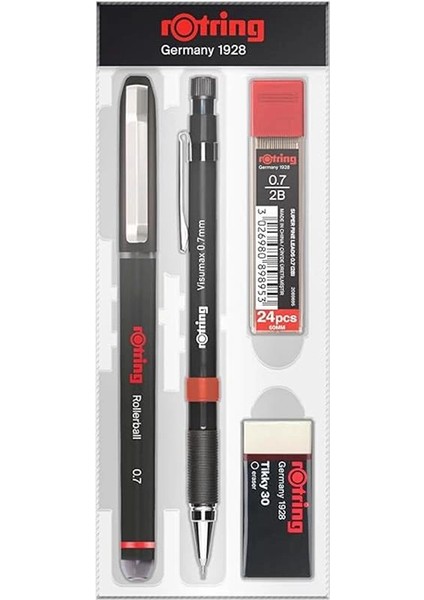 Visumax + Roller Ofis Seti- 0.7 Mm, Siyah