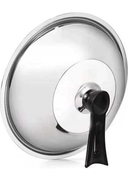 Dikey Tasarım Tencere Kapağı Kolu, Siyah Metal, Isıya Dayanıklı ve Ergonomik Tasarım, Kolay indirimleri