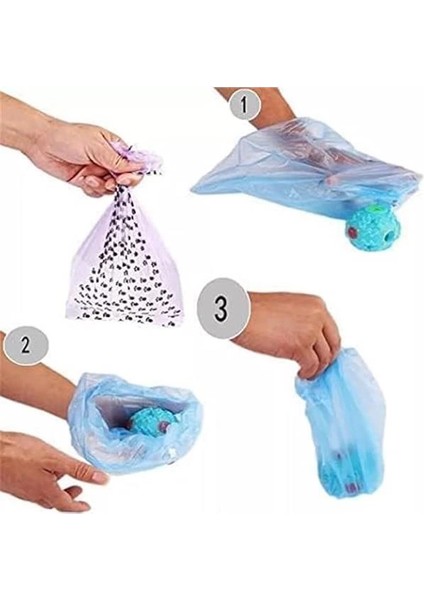 Kedi Köpek Kaka Poşeti Kedi Köpek Kaka Torbası Evcil Hayvan Dışkı Torbası 24 Rulo Eko Paket modelleri