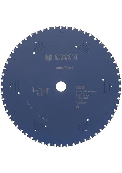 Professional Expert Serisi Metal Için Daire Testere Bıçağı 305*25,40 mm 60 Diş fırsatları