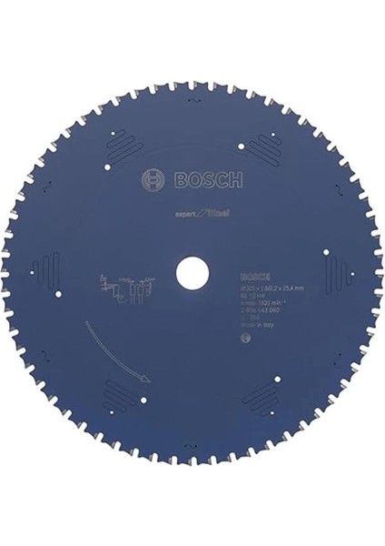 Professional Expert Serisi Metal Için Daire Testere Bıçağı 305*25,40 mm 60 Diş