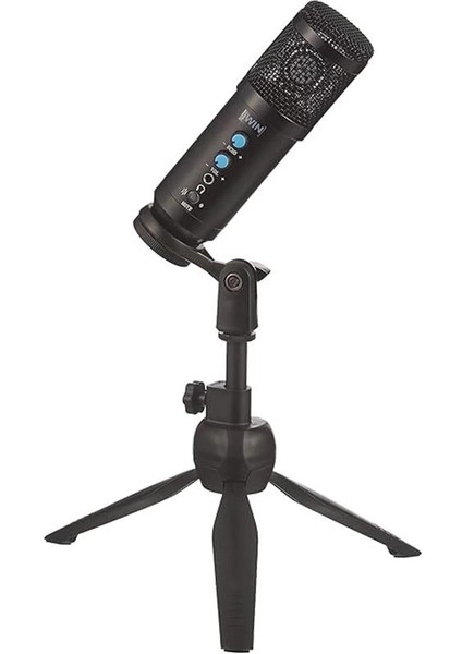 Jwin Rms-14 Condenser Stüdyo Youtuber Ses Kayıt USB Girişli Mikrofon Seti Sünger Masaüstü Stand fiyatları