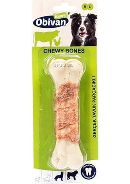 Tavuklu Köpek Diş Bakım Kemiği M (1 Adet)